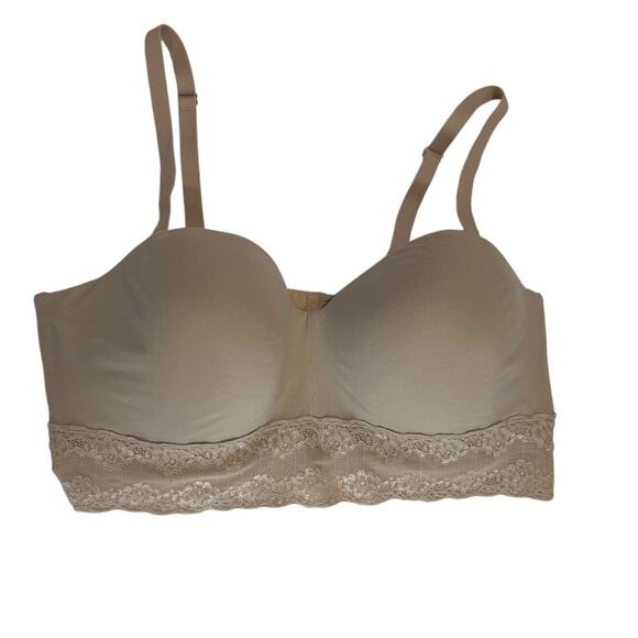 Natori Bliss Perfection Convertible T-Shirt Bra Womens Size 38C Color Cafe 5-Way - Picture 1 of 7
